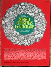 Mel Bay's Songs of Christmas for Autoharp by Meg Peterson & Dan Fox 1980 LN!