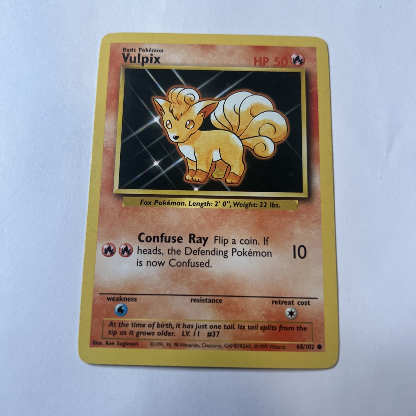 Vulpix 98/110 Common Legendary Collection Pokemon Lightly Played