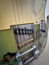 Custom Built Relic Electric Guitar Seafoam Green / Turquoise Vintage Style. Rare