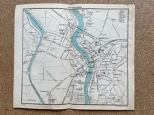 Antique map / street plan Inverness Sotland 1915 N063