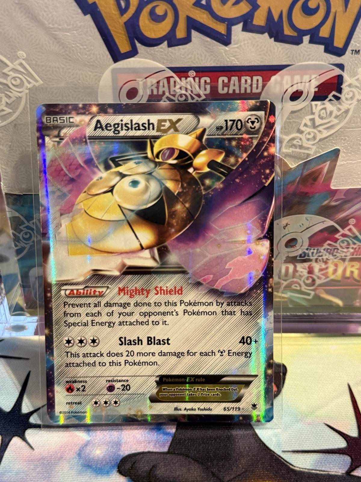 Aegislash EX 65/119 XY - Phantom Forces Holo