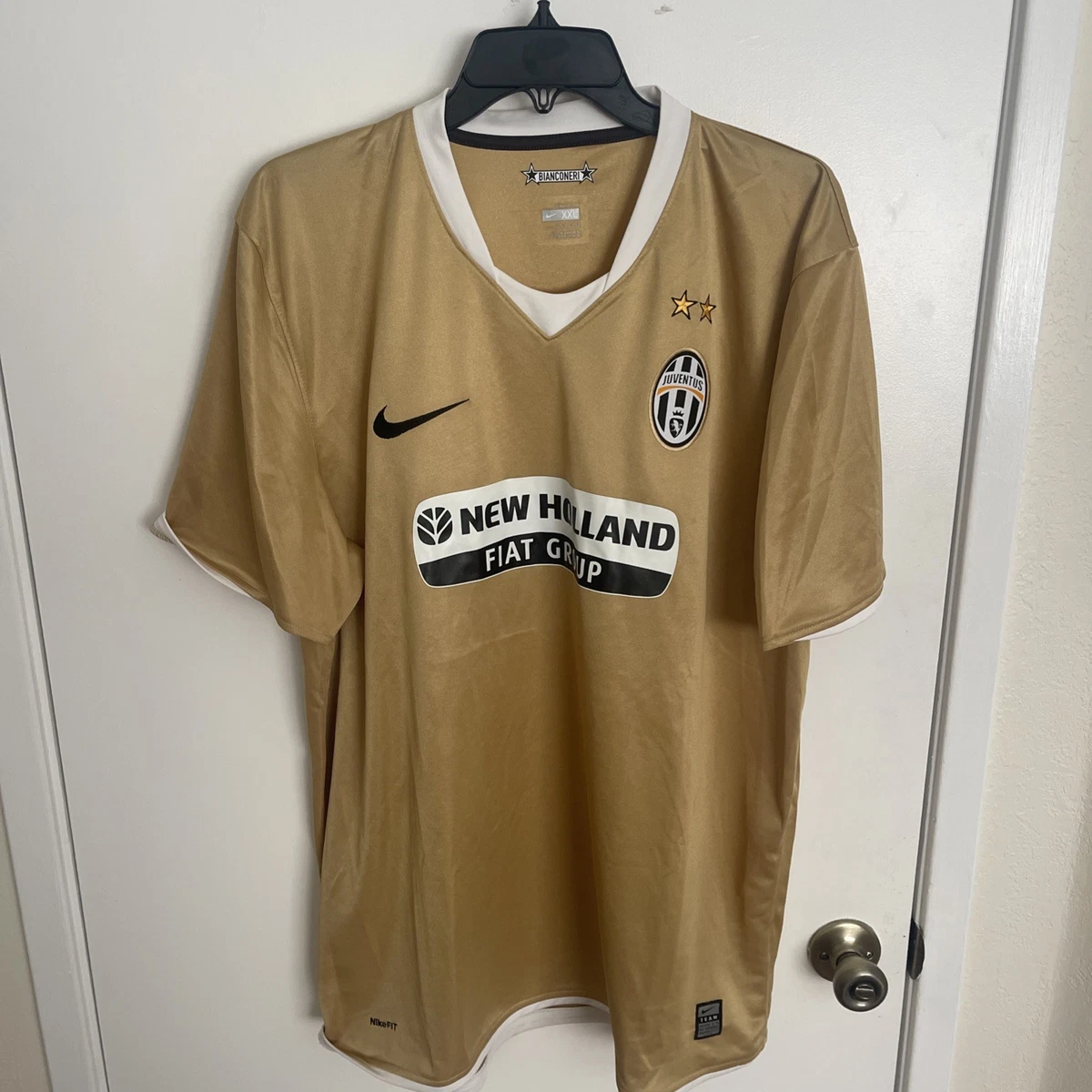 Nike Juventus Gold International Club Soccer Fan Apparel and
