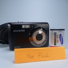 Samsung Digital Camera ES55 10.2MP Black Tested *Read*