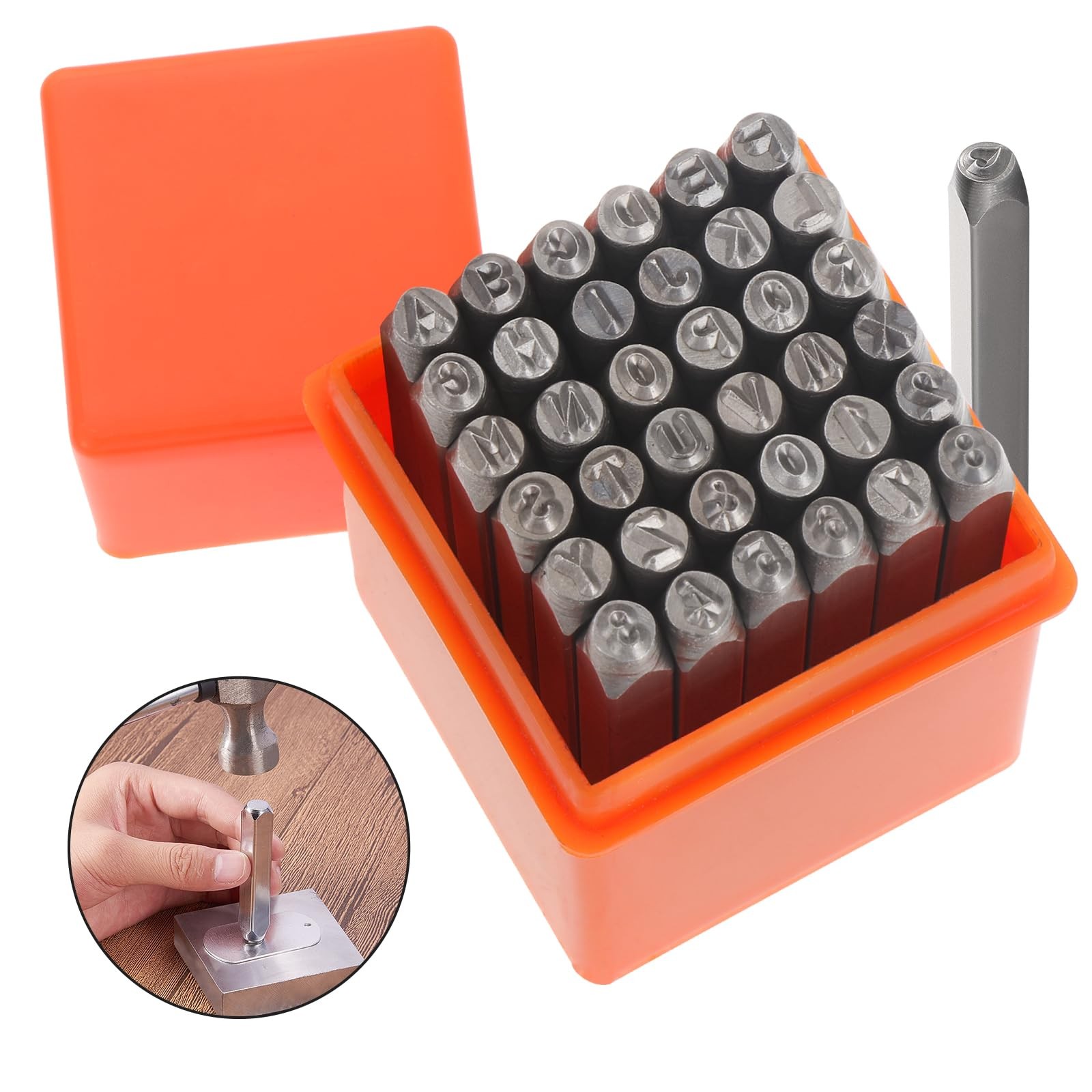 Sistema di Marcatura a Percussione 3mm - 37 Caratteri in Acciaio