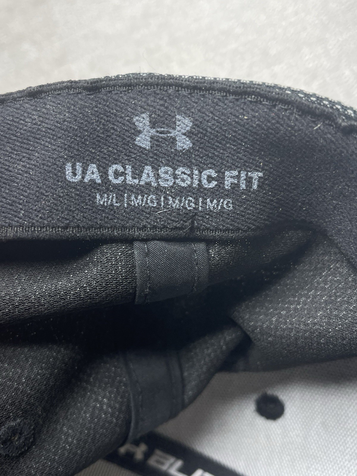 Under Armour Blitzing Fitted Hat Solid Gray M/L E… - image 4