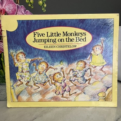 Five Little Monkeys Jumping on the Bed by Eileen Christelow (1989, Hardcover)
