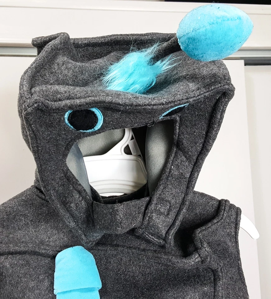 Disfraz de Halloween Roscoe el Robot 6 piezas XS Talla 4 cálido acolchado polar NUEVO Foto 3 de 4