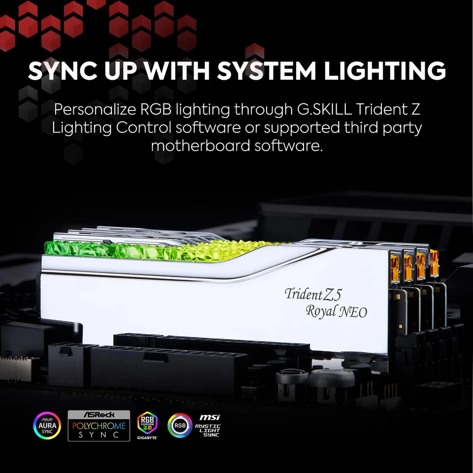 Trident Z5 Royal Neo Series DDR5 RAM (AMD Expo) 64GB (2x32GB) 6000MT/s CL28-3... - Image 3 of 4