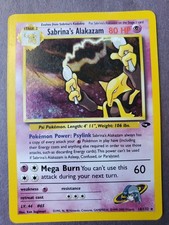 Excellent Condition Sabrina's Alakazam Holo Gym Challenge 16/132 Pokemon Card on eBay