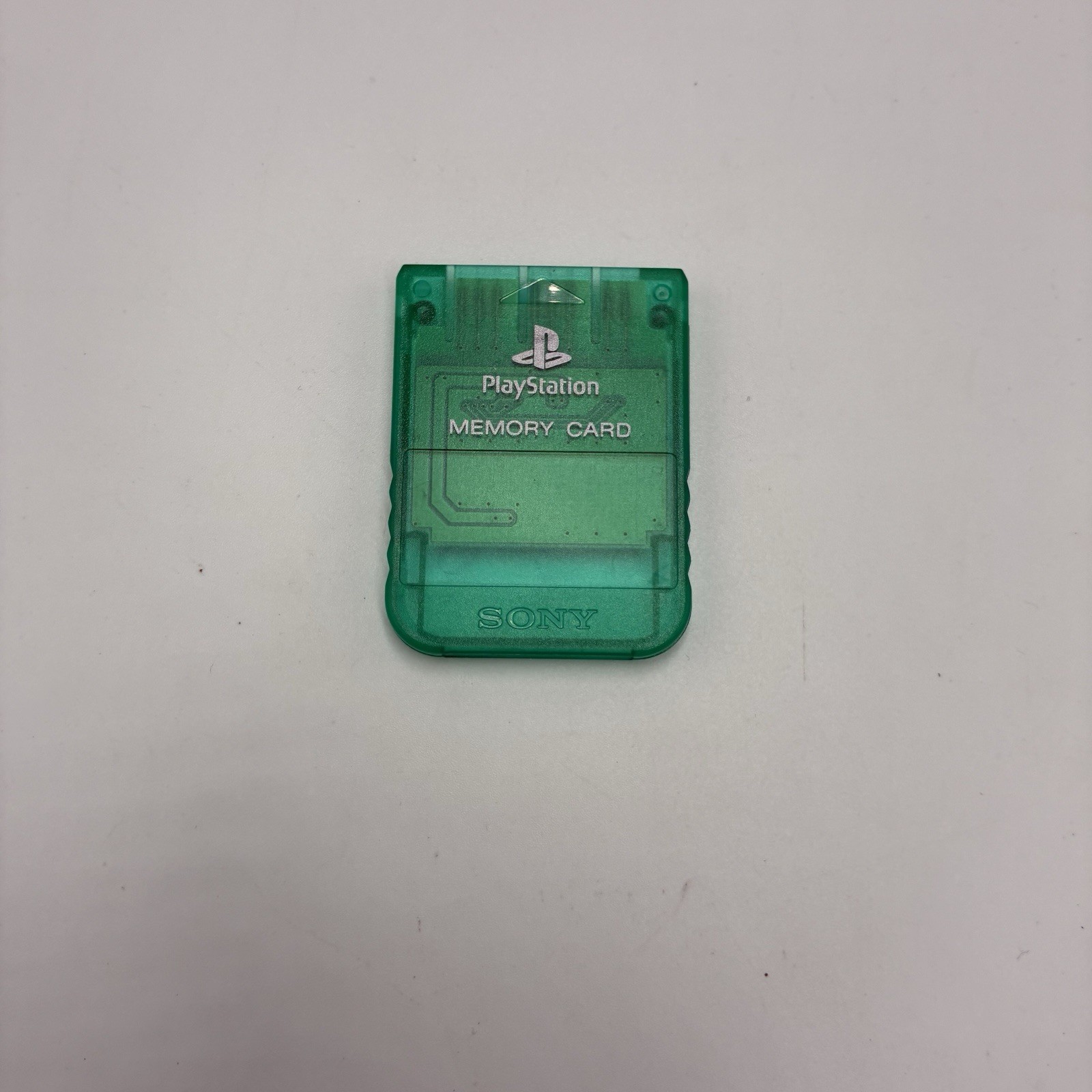 Memory Card verde trasparente Ps1 Originale Per Ps1 Playstation 1 Funzionante