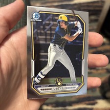 2026 Bowman #BCP-142 Chrome Prospects - Brady Ebel Milwaukee Brewers