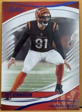 2025 Panini Absolute Football Trey Hendrickson Blue Parallel Cincinnati Bengals