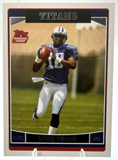 2006 Topps Team Set Vince Young Rookie Card RC #TEN11 Tennessee Titans NFL. rookie card picture
