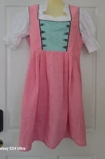 Glory Star Dress Women's XL Gingham German Oktoberfest Beer Maid Costume