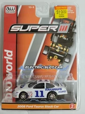 Auto World 2008 Ford Taurus Stock Car HO Scale Slot Car SC399