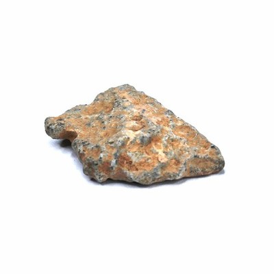 As Found Flat Disc LUNAR METEORITE BECHAR 007 solid symmetrical monolith pendant