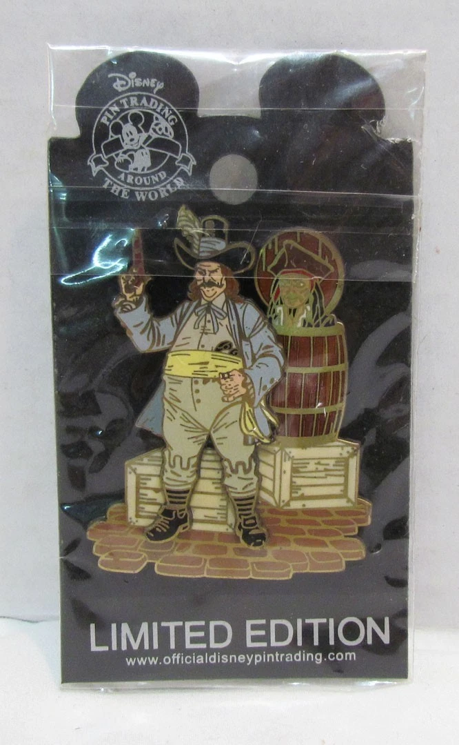 DISNEY TRADING PIN 2006 PIRATES OF THE CARIBBEAN JACK SPARROW IN BARREL LE 47674