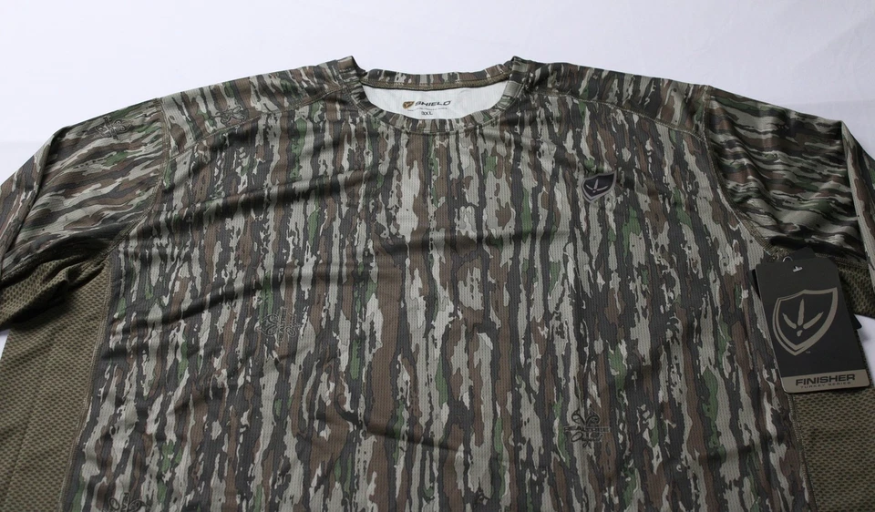 Shield Men's Finisher Turkey L/S Performance Tee BL1 Realtree Original Size 3XL - Image 2 of 3