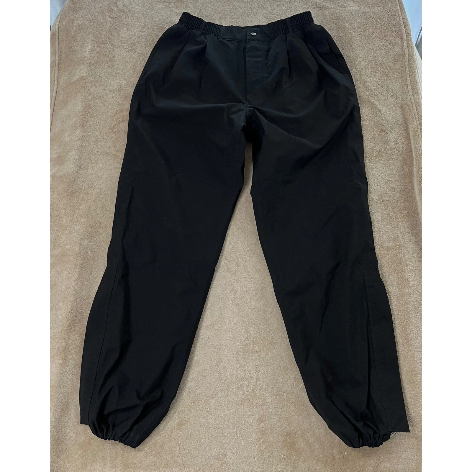 Tourney windbreaker Pants Mens L Black G0re-T3x Waterproof Windproof Breathable