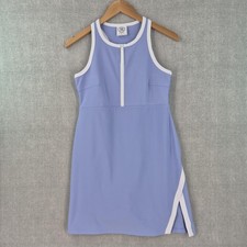 Sage Collective Dress Medium Purple Racerback Tank Zip Front Tennis Golf Skort