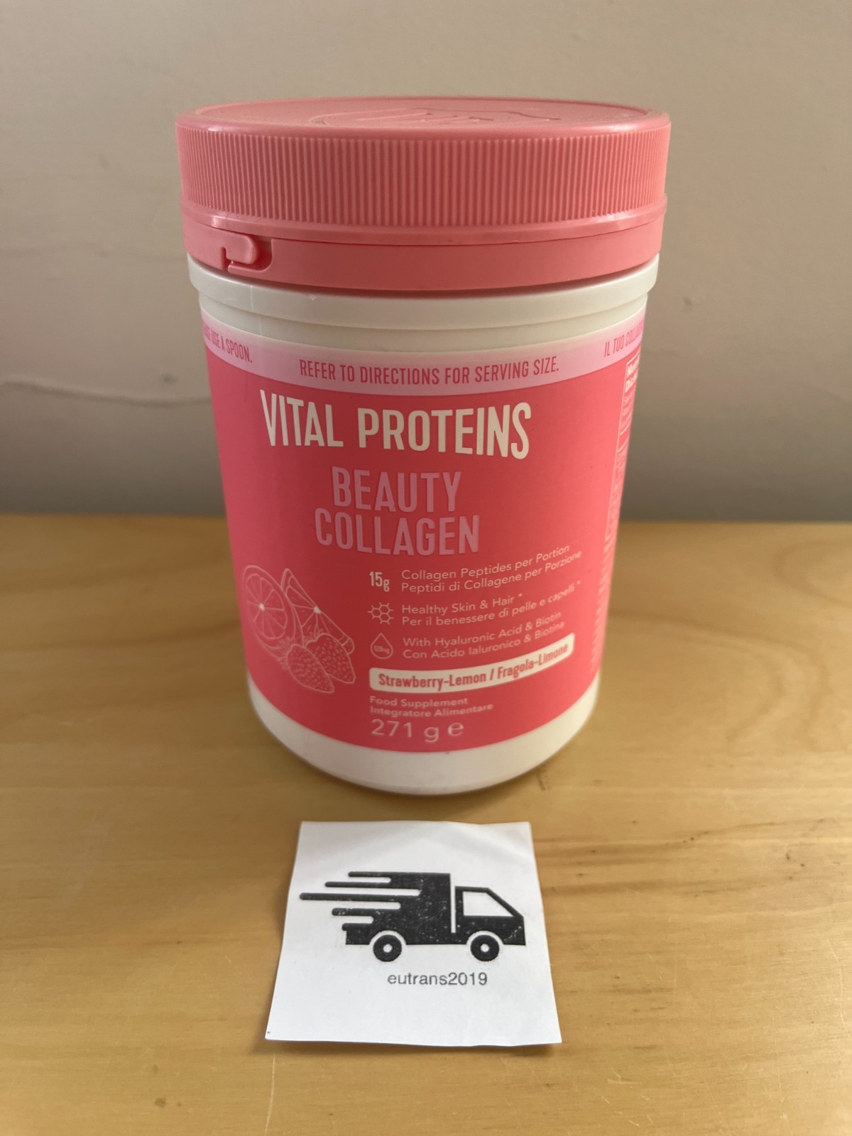 Vital Proteins Beauty Collagen Strawberry Lemon 271g X 1