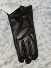 Time and Tru Women's Faux Leather Solid Gloves In Dark brown W/Plush Lining- NWT — photo 2