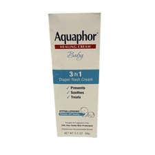 Aquaphor Baby Healing Cream 3 In 1 Diaper Rash Relief 3.5 Oz Exp 5/26