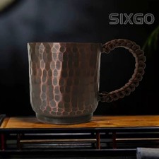 Tazza da caffè vintage in rame tazza da tè per acqua calda fredda latte cucina tazza