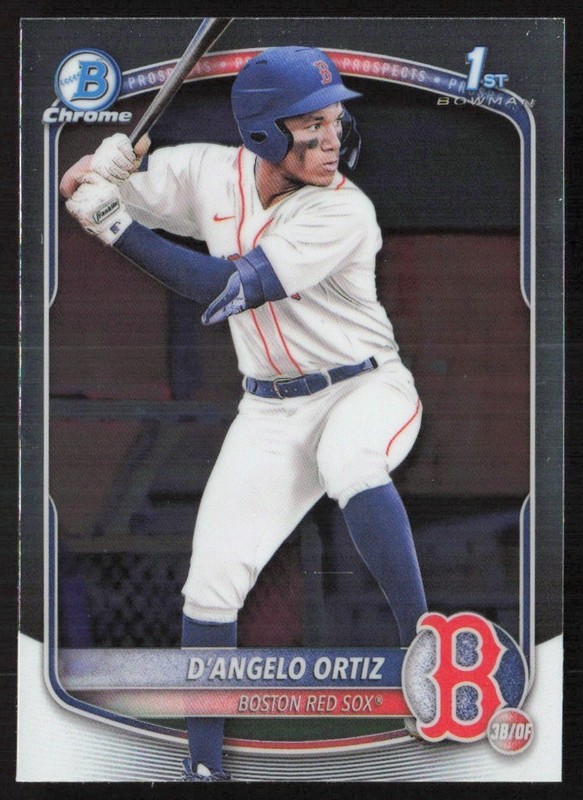 2025 Bowman Chrome Prospects D'Angelo Ortiz #BCP-61 GS1-30