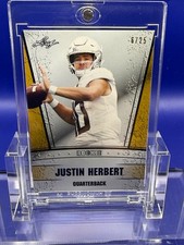 Leaf Rookie Justin Herbert Gold 25 Rs-06