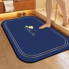 Luxurious Soft Diatomaceous Bath Mat - Super Absorbent Fast-Drying Bathroom Rug
