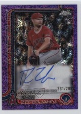 2025 Topps Chrome Rookie Purple Speckle Refractor /299 Ryan Zeferjahn Auto 7ba