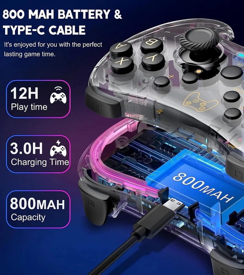 Drahtlose Gaming Wireless Controller Pro IOS Android Gamepad Pc nintendo switch - Bild 3 von 4