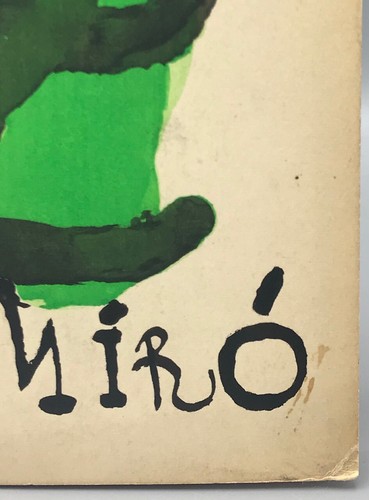 JOAN MIRÓ: BOIS GRAVÉS POUR UN POÈME DE PAUL ELUARD, Berggruen & Cie -1958 -Art - Foto 10 di 12