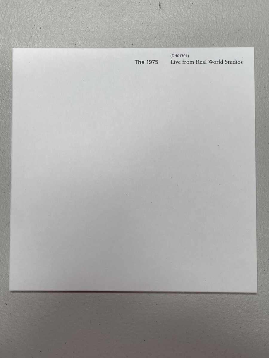 The 1975 - LIVE FROM REAL WORLD STUDIOS 7” VINYL. SOLD OUT