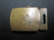 First Class Solid Brass Web Belt Buckle    NR