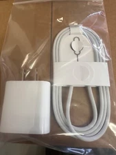 Genuine Apple  20W USB-C  Adapter & 1M Braided Cable for iPhone  15 and 16