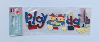RARE Jolee's Play Date Baby Toddler Kids Toys Scrapbooking Title Stickers