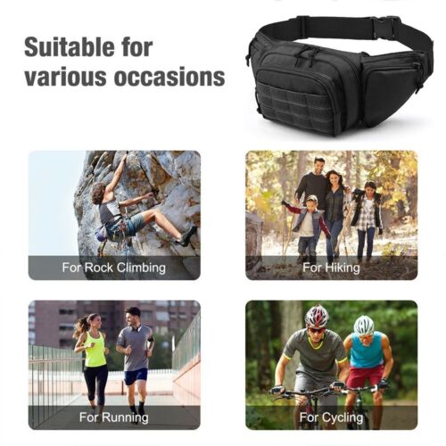 Tactical Pistol Pouch Waist Gun Pack Bag Fanny Packs Concealed Carry Gun Holster - Imagen 6 de 16