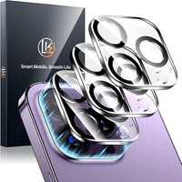 Panzer Schutz Folie Iphone 14 Pro/Max Kamera 3X Blasenfrei 9H HäRte Transparent