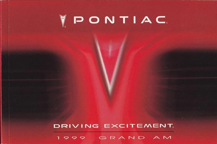 Pontiac Grand Am 1999 manual del propietario como nuevo SE GT GTP libro de guía del usuario del propietario Foto 2 de 3