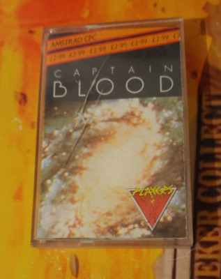 Captain Blood (Players 1989) Amstrad CPC (Tape, Box, Manual) working 8-bit