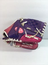 Rawlings HFP10PPW RHT 10  baseball Softball Glove Pink  Purple T-Ball leather