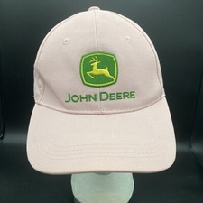 John Deere Pink Baseball Hat Womens Adjustable Cap Nothing Runs Like a Deere