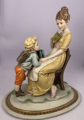 Luigi Giorgio Benacchio Figurine Triade Capodimonte Florence Mother Child Italy