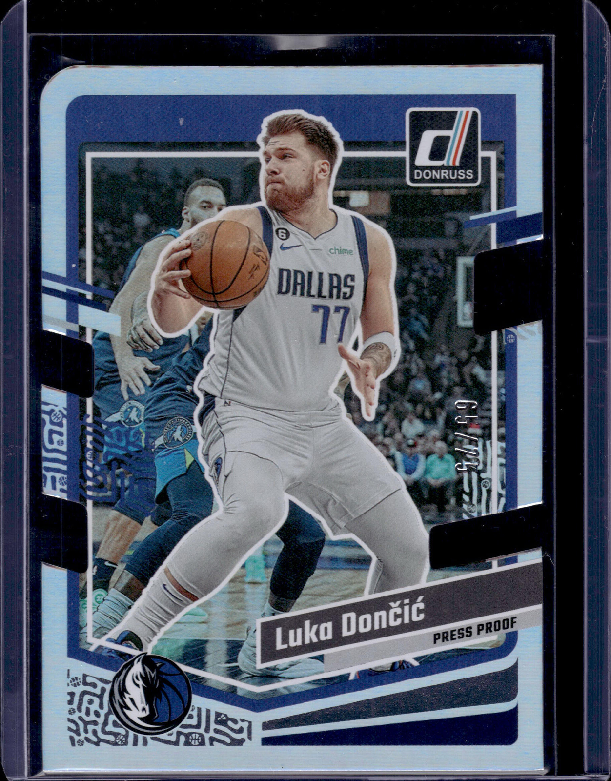 2023-24 Donruss #141 Luka Doncic Silver Die Cut Press Proof #/75