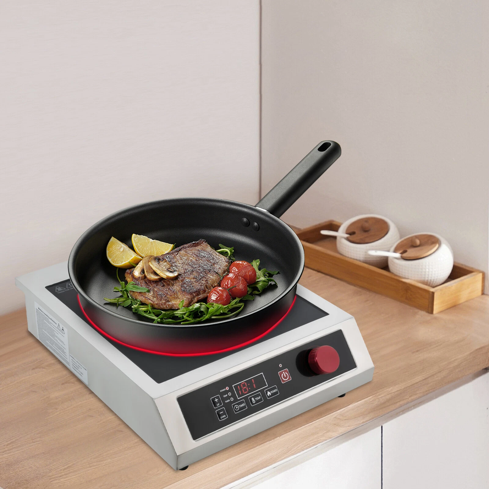 Commercial Induction Cooktop Powerful Electric Induction Burner W/Digital Sensor
Opens in a new wind