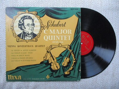 Nixa (Westminster) WLP 5033, Schubert Quintett op.163, Wiener Konzerthaus Qt