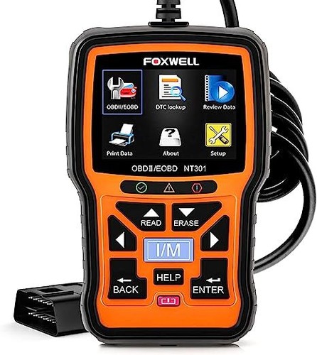 FOXWELL NT301 Auto - Farbbildschirm Scanner Für Motor-Codes & Emissionschecks OBD2 Diagnosegerät