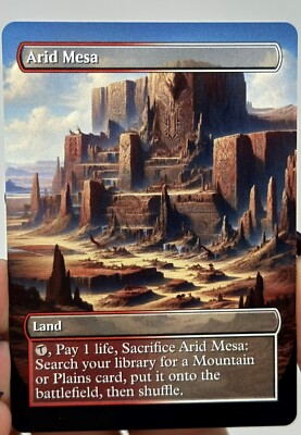 Arid Mesa Proxy Card with Custom designed art